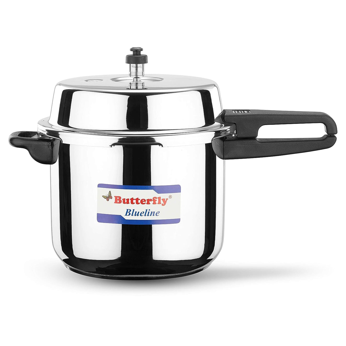 Butterfly Blueline Stainless Steel Pressure Cooker | Outer Lid | Induction Base