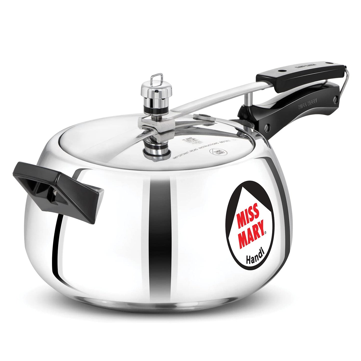 Hawkins Miss Mary Handi Aluminium Inner Lid Pressure Cooker 5 Litres - MMH50
