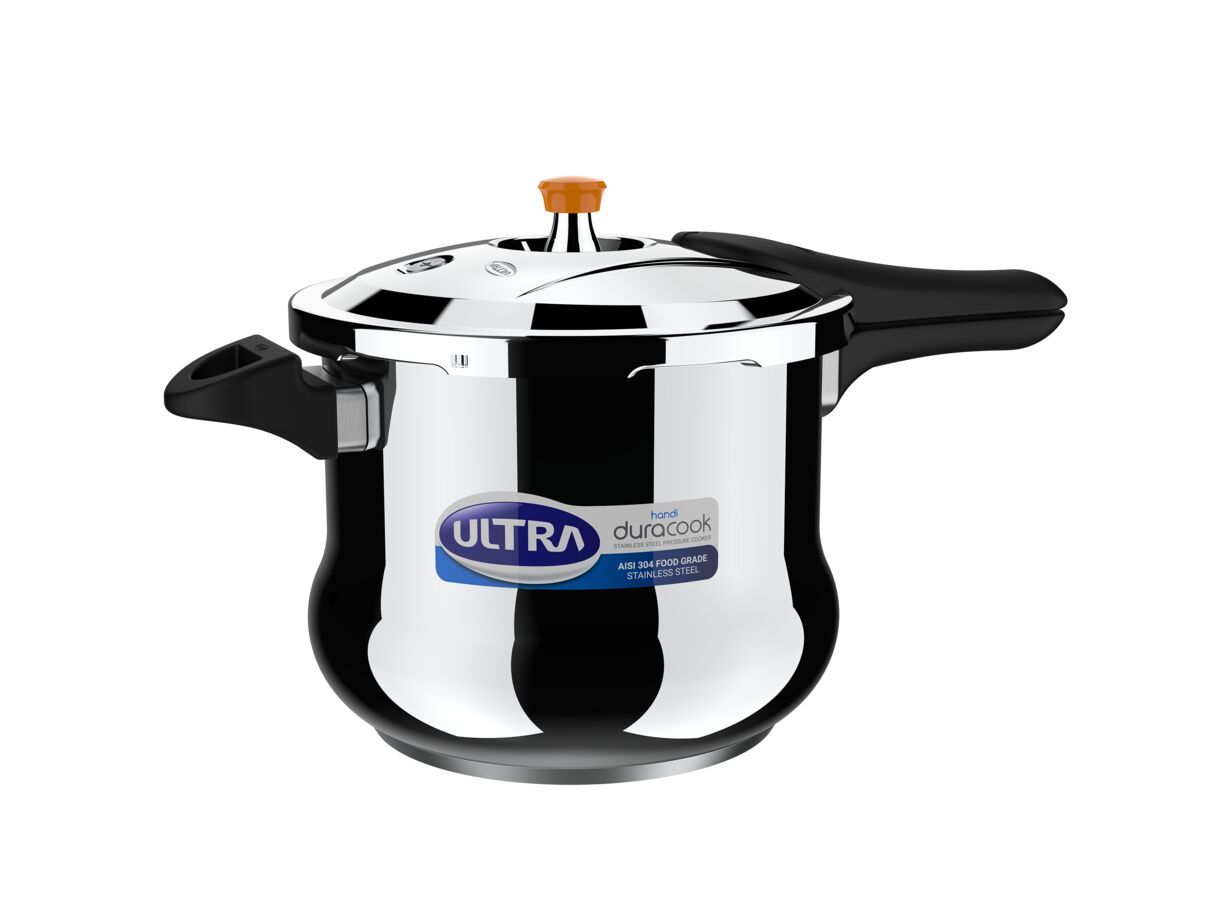 Elgi Ultra Duracook Stainless Steel Handi Diet Cooker 8 Litres