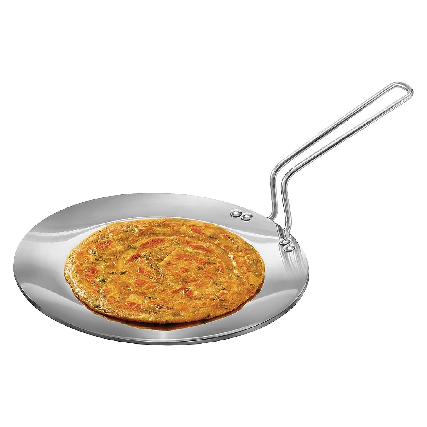 Hawkins Tri-Ply Stainless Steel Tava 26 cm, 3.5mm Induction Compatible - SSTV 26