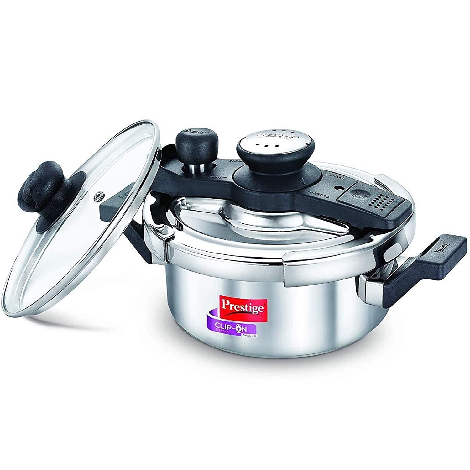 Prestige Svachh 2 Litres Stainless Steel Outer Lid Pressure Cookers w ekitchen.in