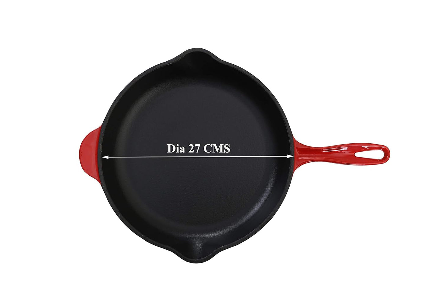 Cast Iron Enameled Skillet | Fry Pan 27cms