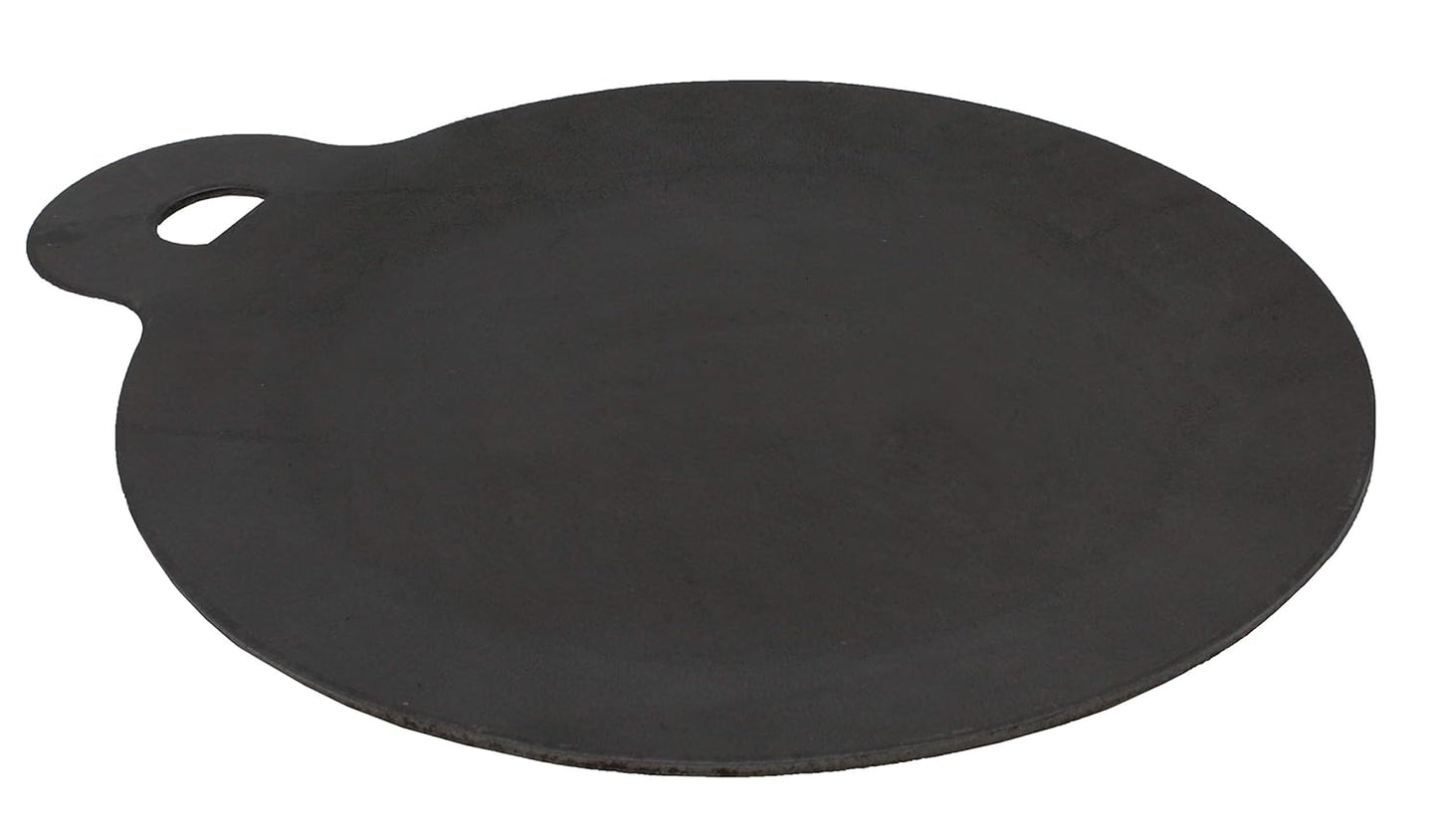 Iron Dosa Tawa | Pizza Pan | Roti Tawa with Turner Ladle 28 cms | 1.43 Kgs | Induction Compatible