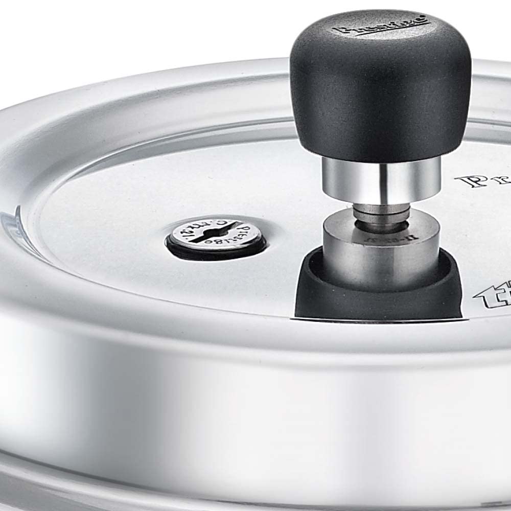 Prestige Popular Plus Svachh Aluminium Gas and Induction Compatible Outer Lid Pressure Cooker 2 Litres - 10170