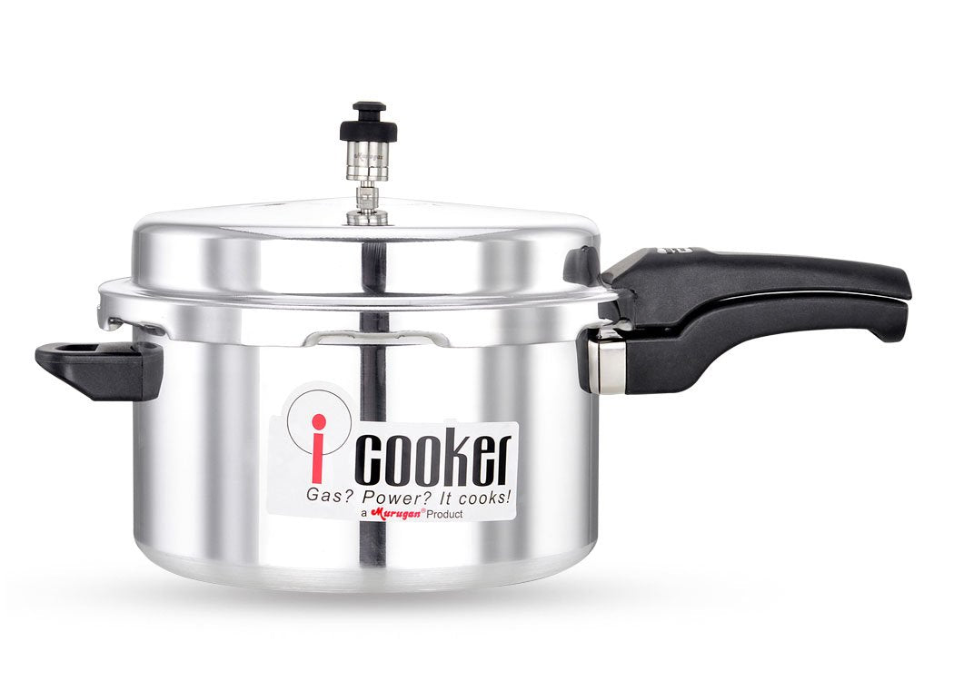 Murugan icooker Aluminium Pressure Cooker | Induction Base