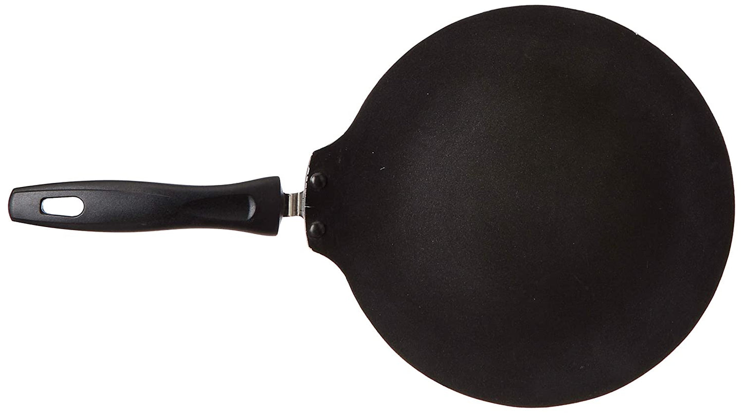 Prestige Omega Deluxe Induction Base Non-Stick Aluminium Flat Dosa Tawa, 30cm, Red - 36730