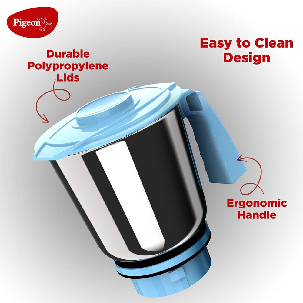 Pigeon Glory 3 Jars 550 Watts Mixer Grinder - 14430
