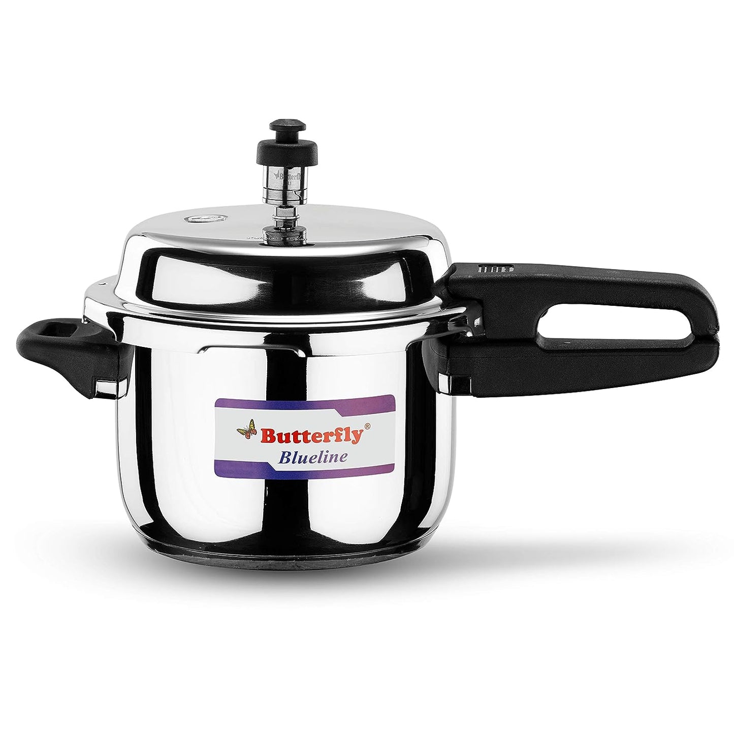 Butterfly Blueline Stainless Steel Pressure Cooker | Outer Lid | Induction Base