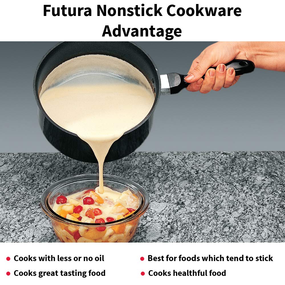Hawkins Futura Non-stick Sauce Pan 3 Litres | 20cm, 3.25mm- NS 30