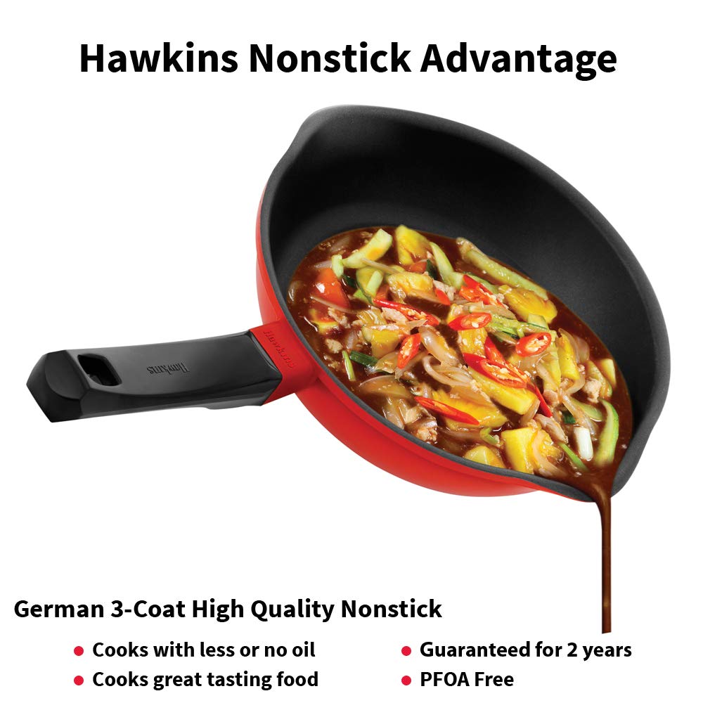 Hawkins Die-Cast Nonstick Induction Base Frying Pan - IDCF 22
