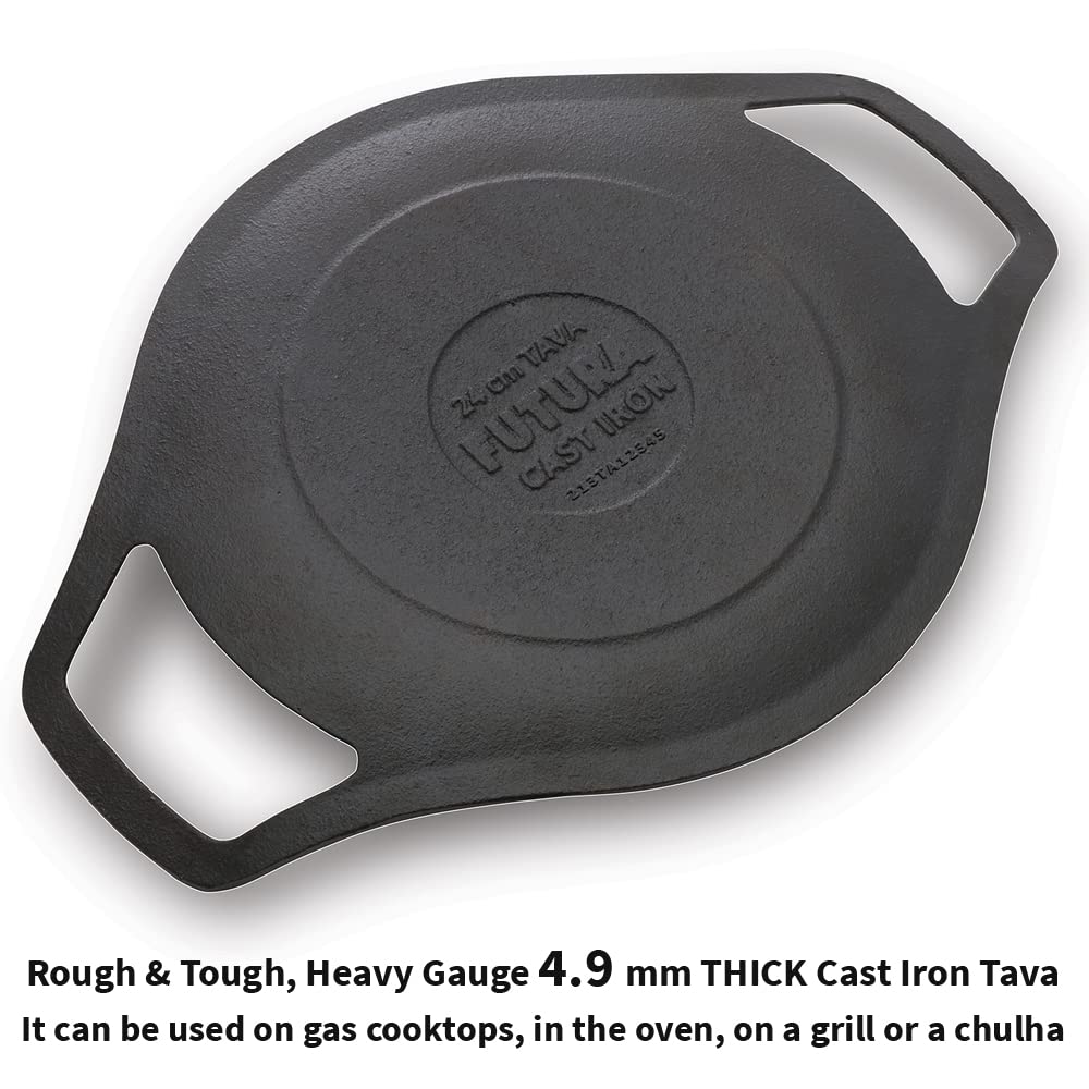 Hawkins Futura Cast Iron Tawa 24cms - CIT24