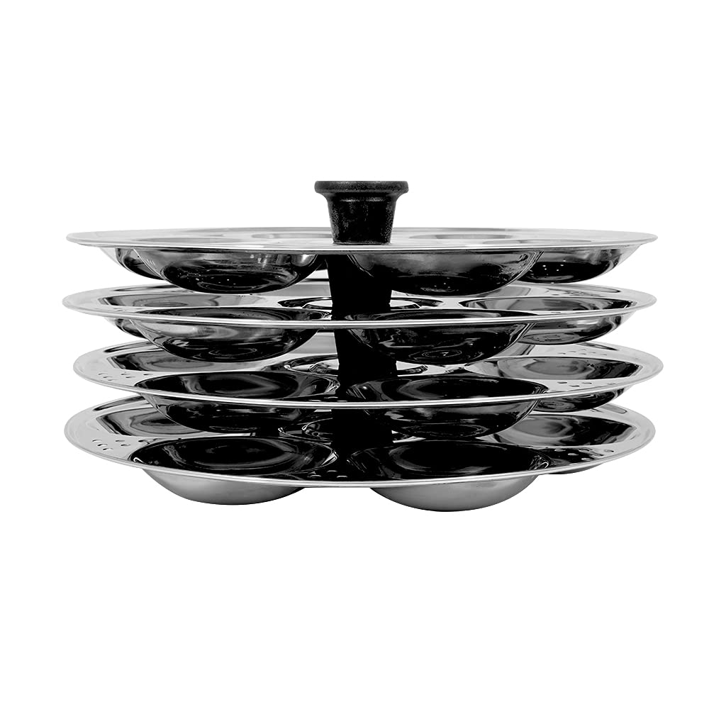 Pigeon Hot-20 Stainless Steel Idly Cooker Pot | Idli Pot With Steamer Plate - 50095