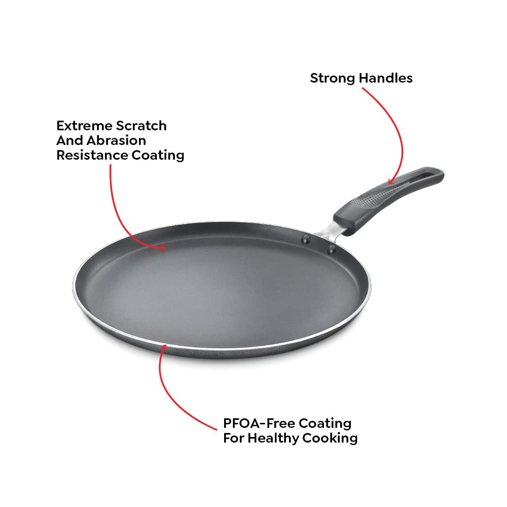 Prestige Omega Select plus Aluminium Non-Stick Omni Tawa, 250 cms - 30709