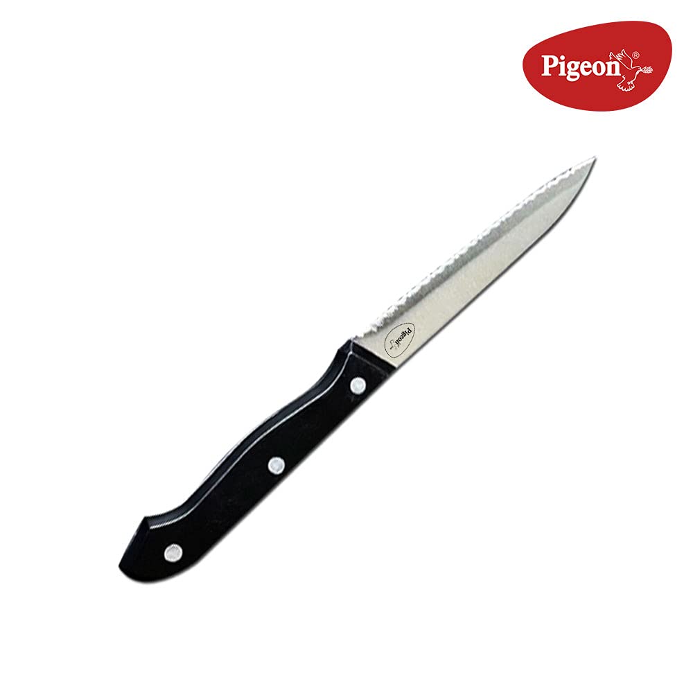 Pigeon Shears 4 Piece Kitchen Knife Set with Chopping Board, Stainless Steel Kitchen Knife, Scissor and Vegetable Pealer - 14184
