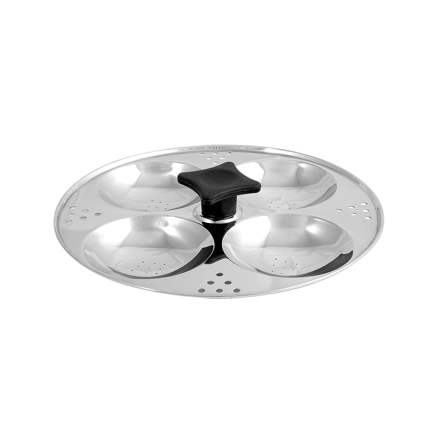 Pigeon Desire Stainless Steel Idly Cooker Pot | Idli Pot compatible with Induction and Gas Stove 4 Plates | 16 idlis - 50092