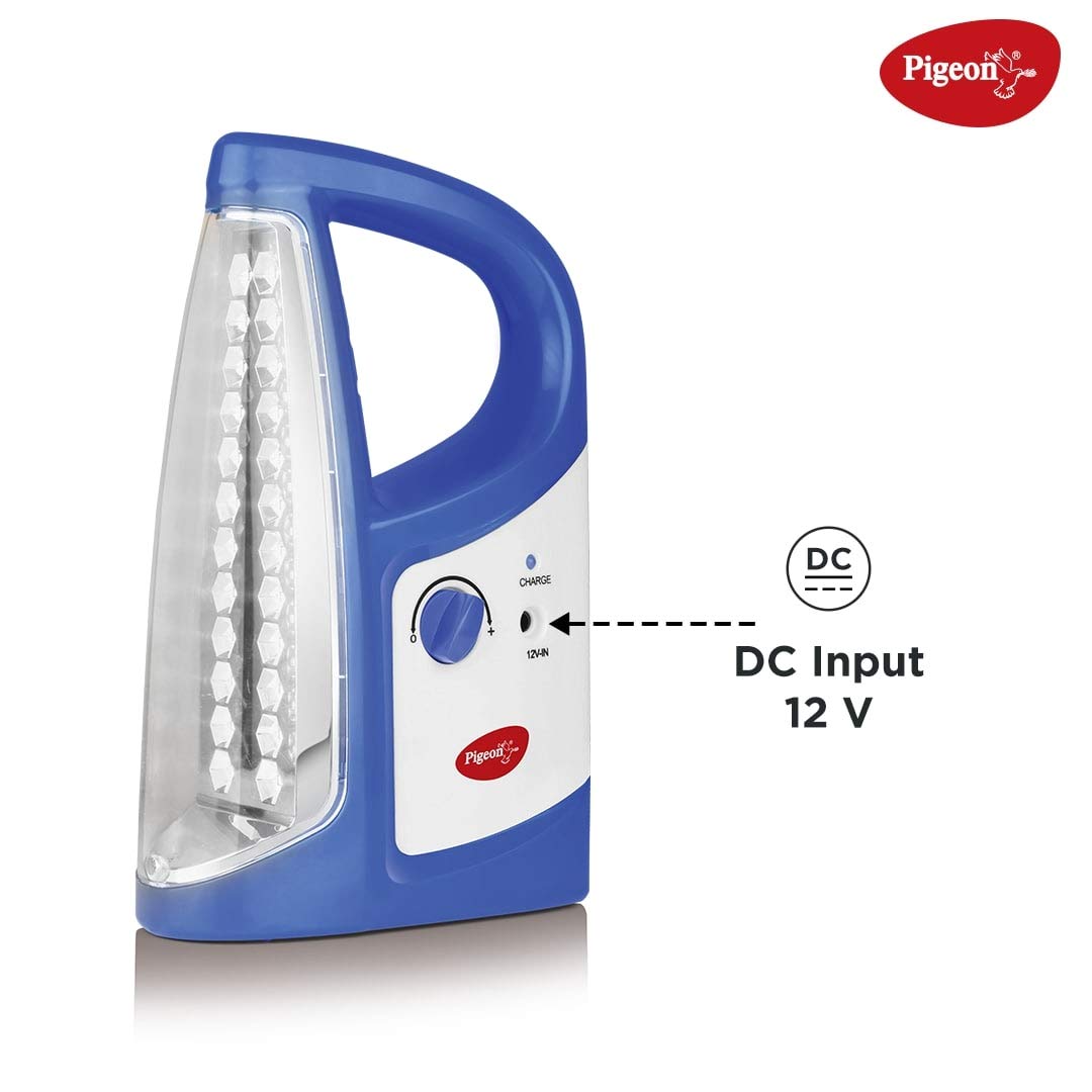 Pigeon Equino LED Emergency Rechargeable Lamp with 1600 mAH and 50 Hours Backup (Blue) - 12424