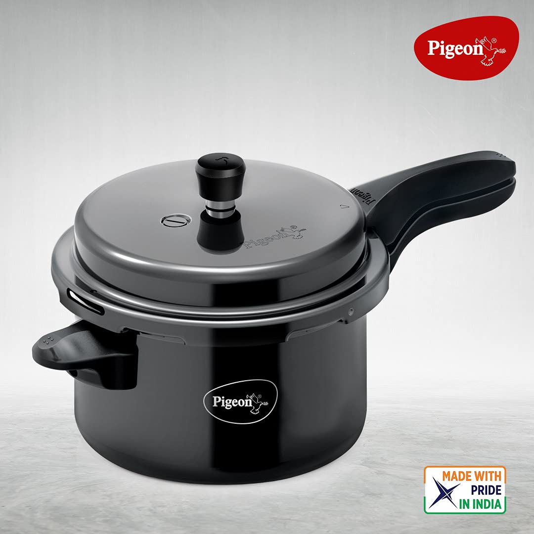 Pigeon Titanium Hard Anodized Aluminium Outer Lid Pressure Cooker 3 Litres - 12293
