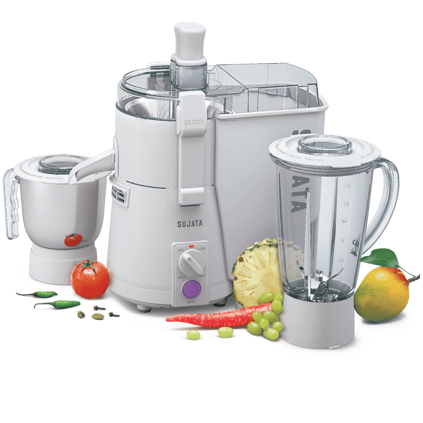 Sujata Powermatic Plus 900 Watts Juicer Mixer Grinder