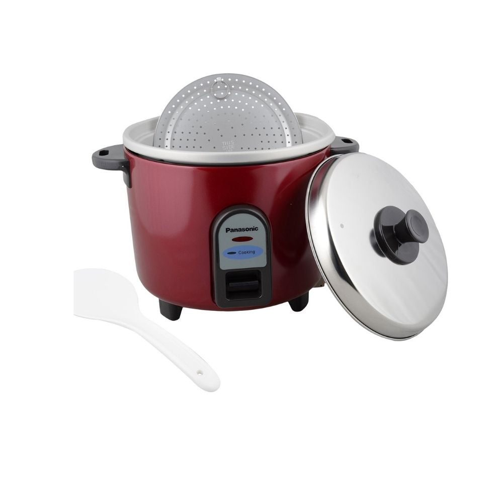Panasonic SR-WA10 GE(9) 1.0 Liters Automatic Cooker, Metallic Burgundy