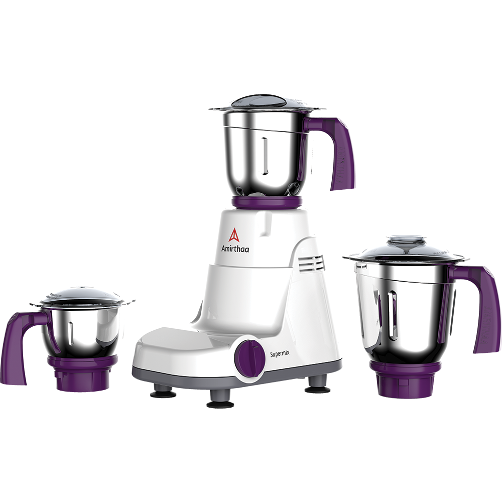 Amirthaa Supermix 3 Jar 750 Watts Mixer Grinder