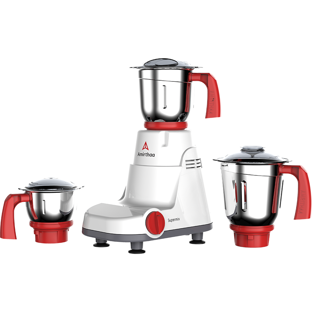 Amirthaa Supermix 3 Jar 750 Watts Mixer Grinder