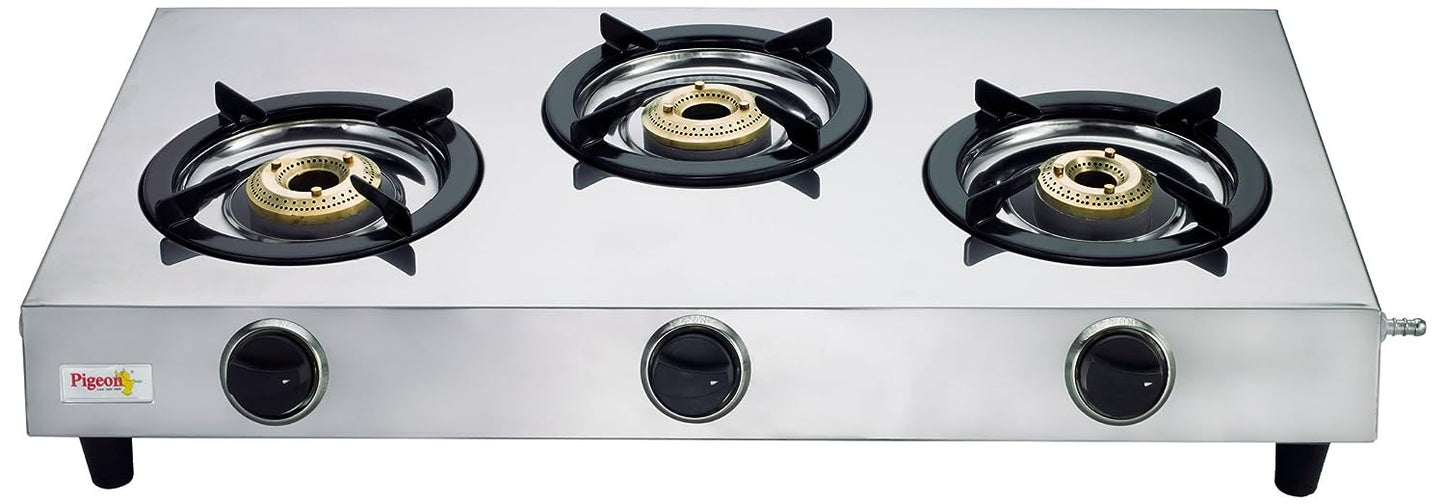 Pigeon 123 Stainless Steel Burner Manual Ignition Gas Stove