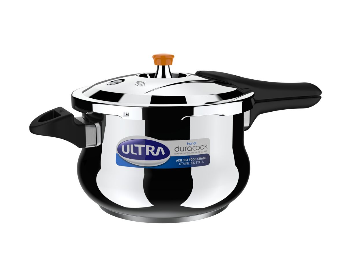 Elgi Ultra Duracook Stainless Steel Handi Diet Cooker 5.5 Litres