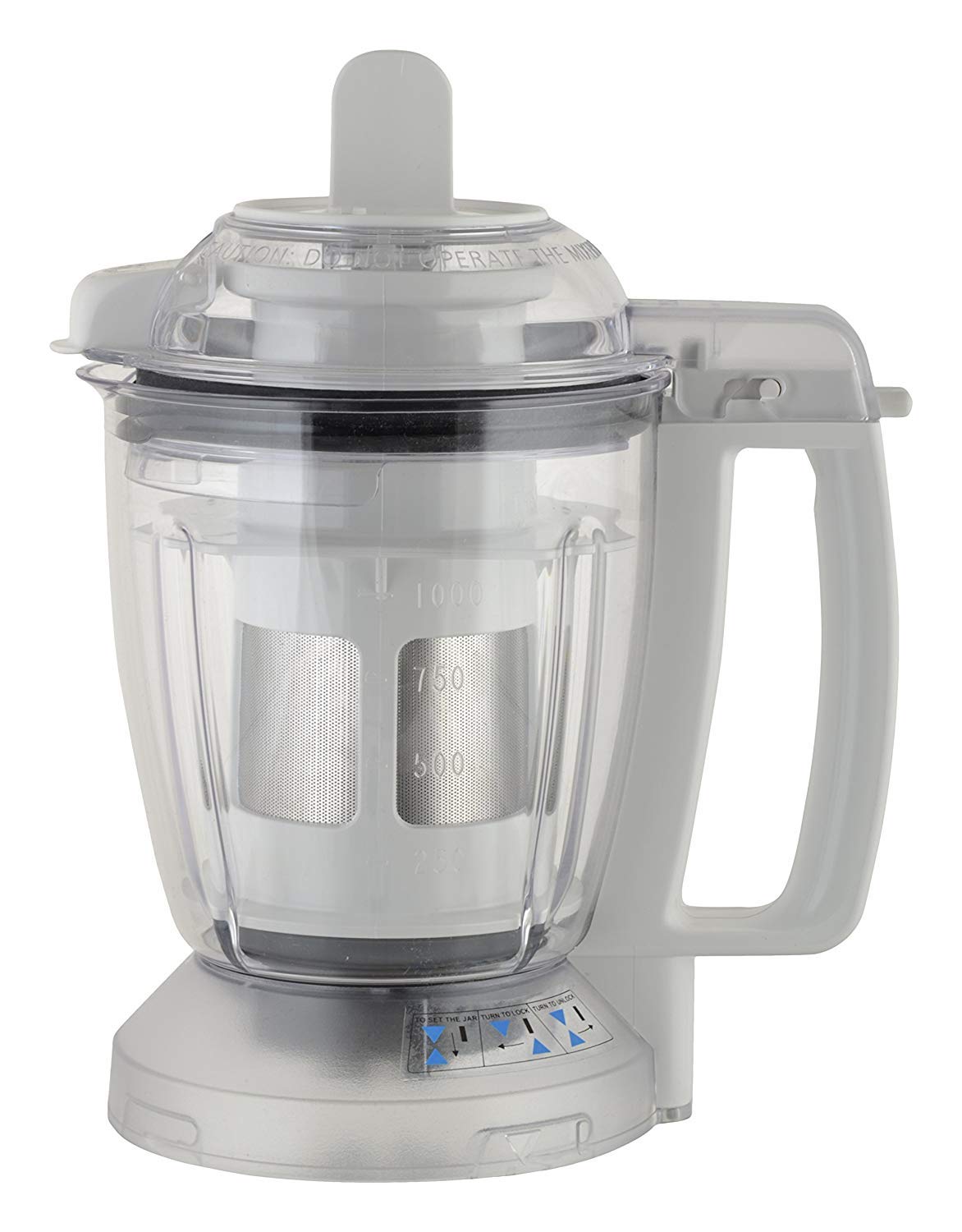Panasonic Juice Fruit Filter Jar MX-PB15 1.5 Litres (White) Suitable for All Panasonic MX-AC Series Mixer Grinder