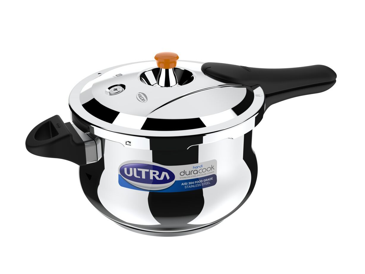Elgi Ultra Duracook Stainless Steel Handi Diet Cooker 5.5 Litres