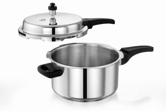 Murugan 5 Litres Triply Stainless Steel Outer Lid Pressure Cooker | Induction Base