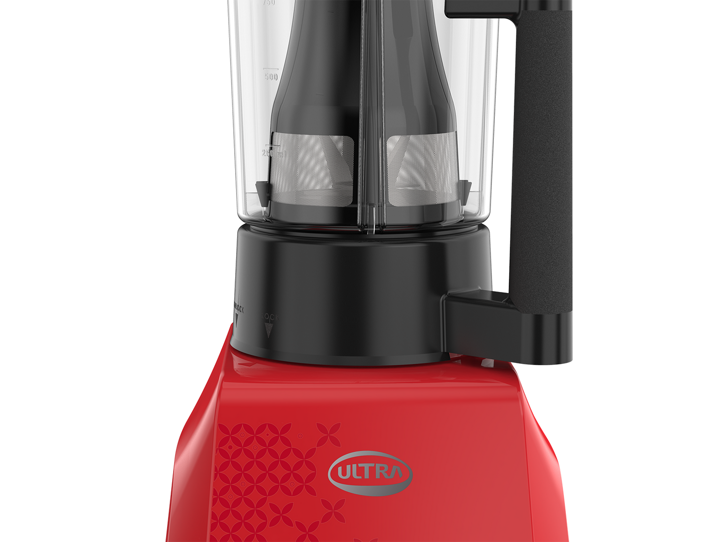 Elgi Ultra Topp+ Liquidizer 750W 4 Jars Mixer Grinder, Candy Red