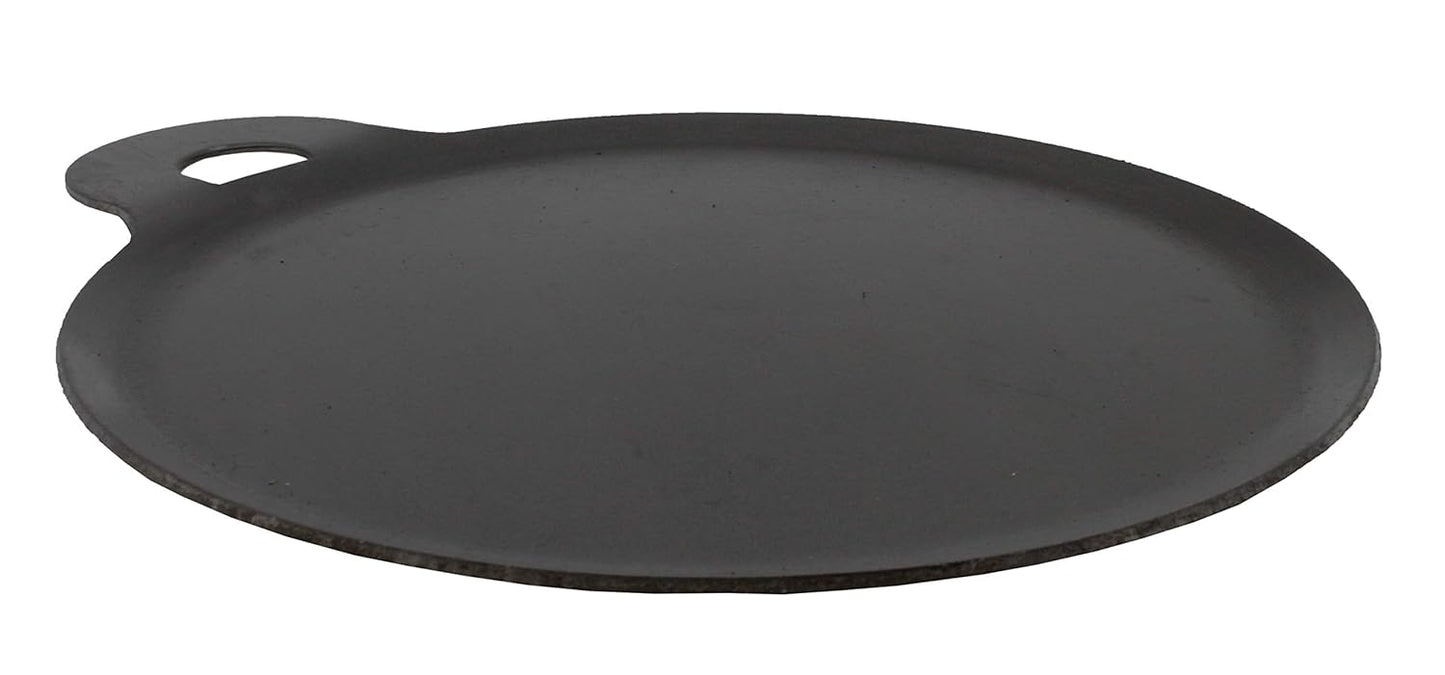 Iron Dosa Tawa | Pizza Pan | Roti Tawa with Turner Ladle (26 cm) |  Induction Compatible