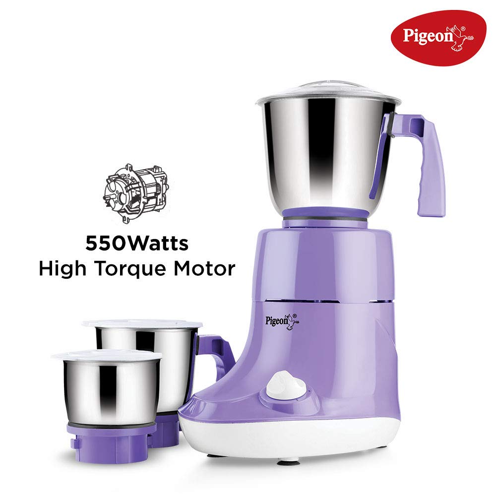 Pigeon Viola 3 Jars 550 Watts Mixer Grinder - 12132-B