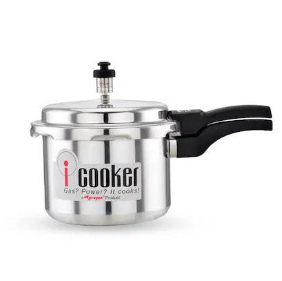 Murugan icooker Aluminium Pressure Cooker | Induction Base