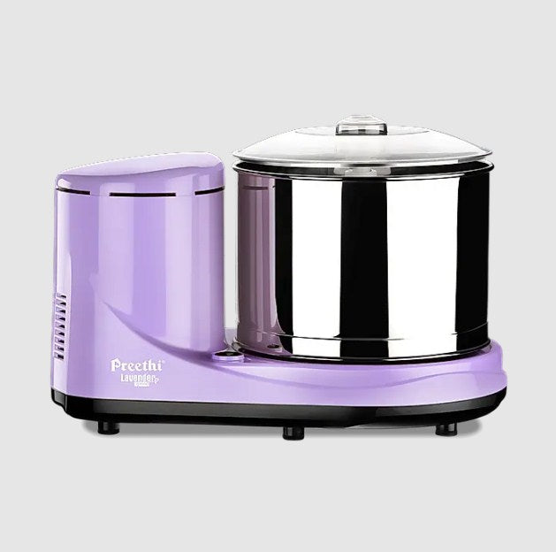 Preethi Lavender Grind, Table Top Wet Grinder, 2 Litre, 5 Year Motor Warranty - WG 905
