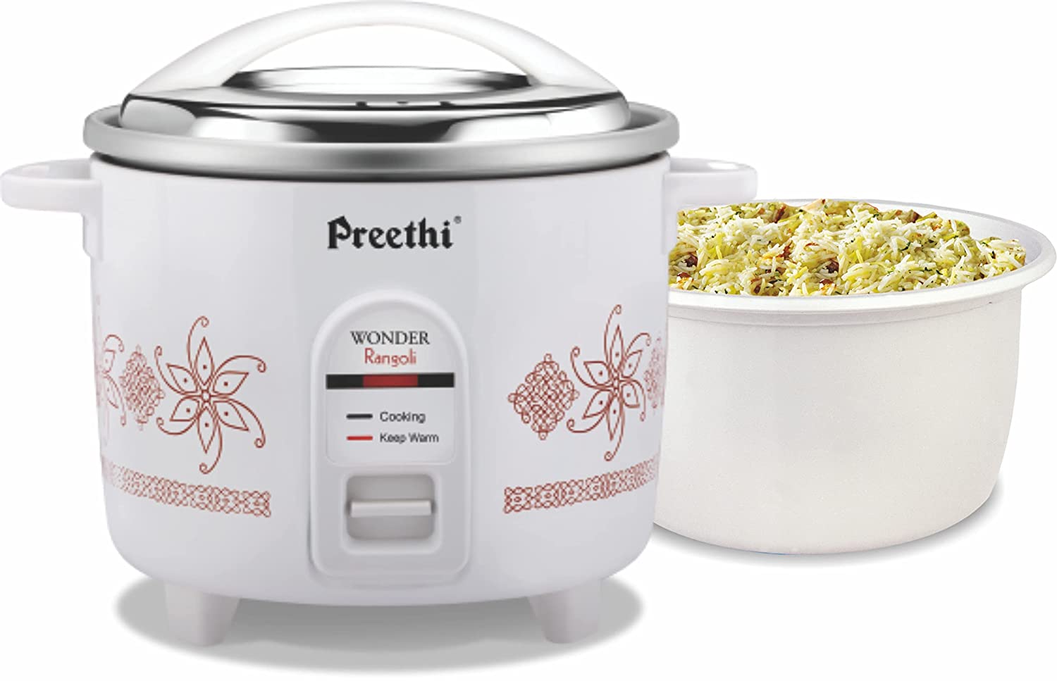 Preethi Rangoli 1.8 litres Electric Rice Cooker RC 320 ekitchen.in