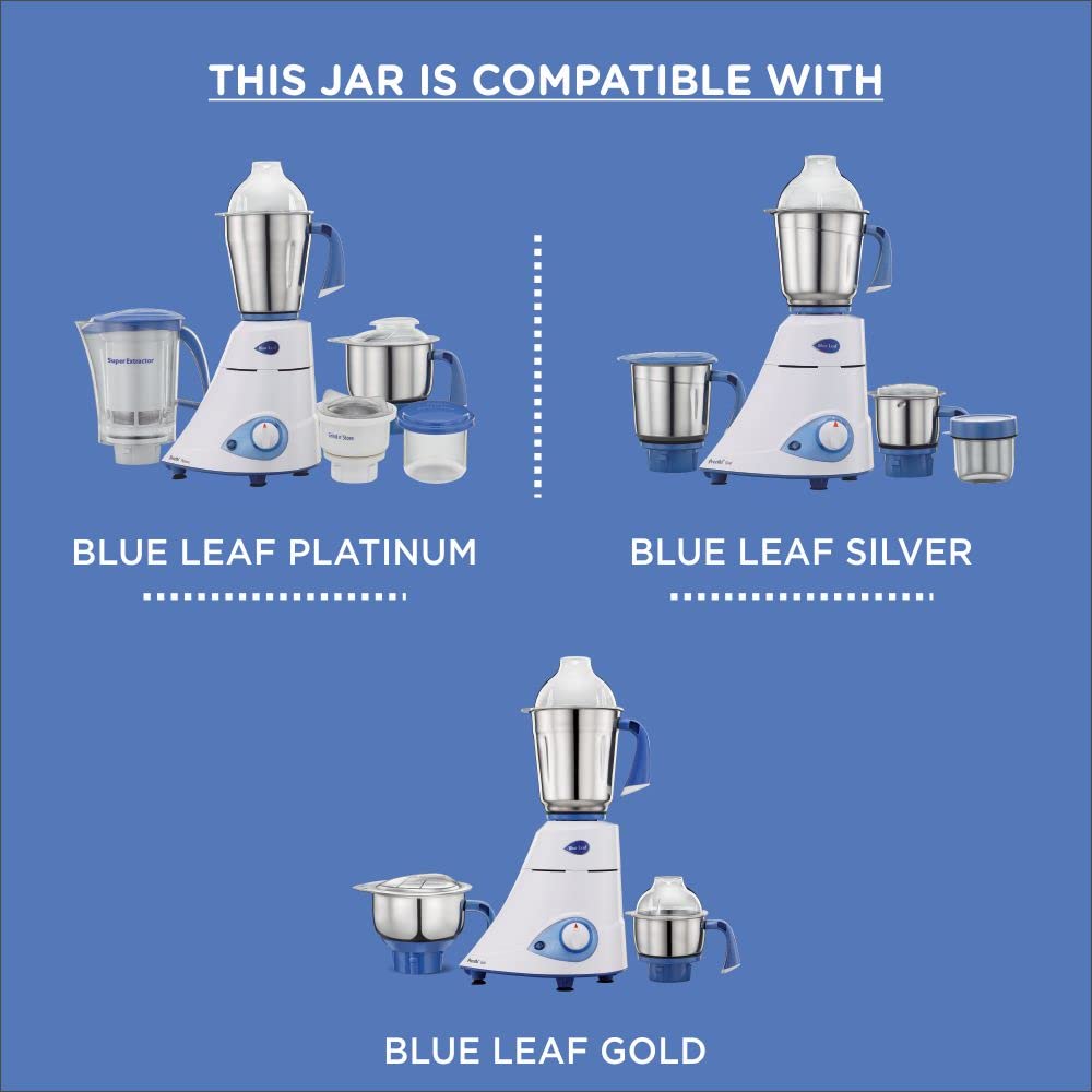 Preethi MGA-502 0.4-Litre Grind and Store Jar (White)