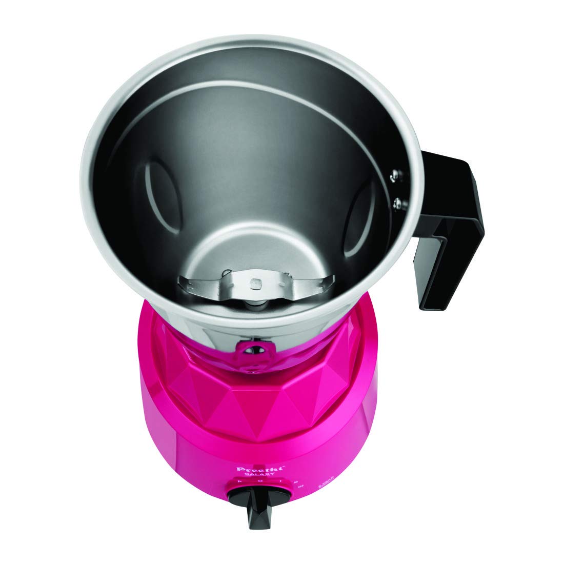 Preethi Galaxy MG225 Mixer Grinder, 750 watt, Pink, 3 Jars, Vega W5 Motor with 5yr Warranty, Lifelong Free Service