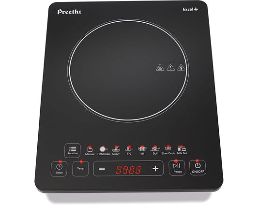 Preethi Excel Plus IC 117 1600-Watt Induction Cooktop (Black)