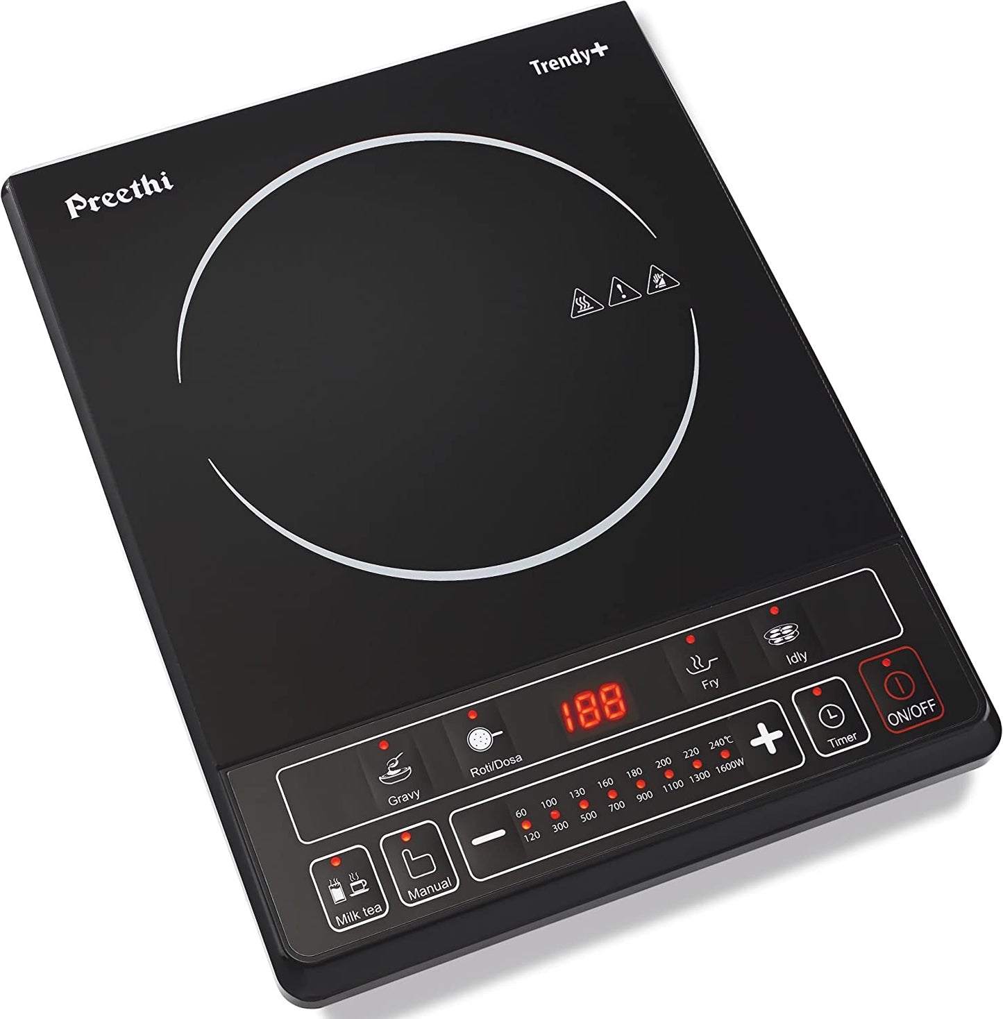 Preethi Trendy Plus IC 116 1600-Watt Induction Cooktop (Black)