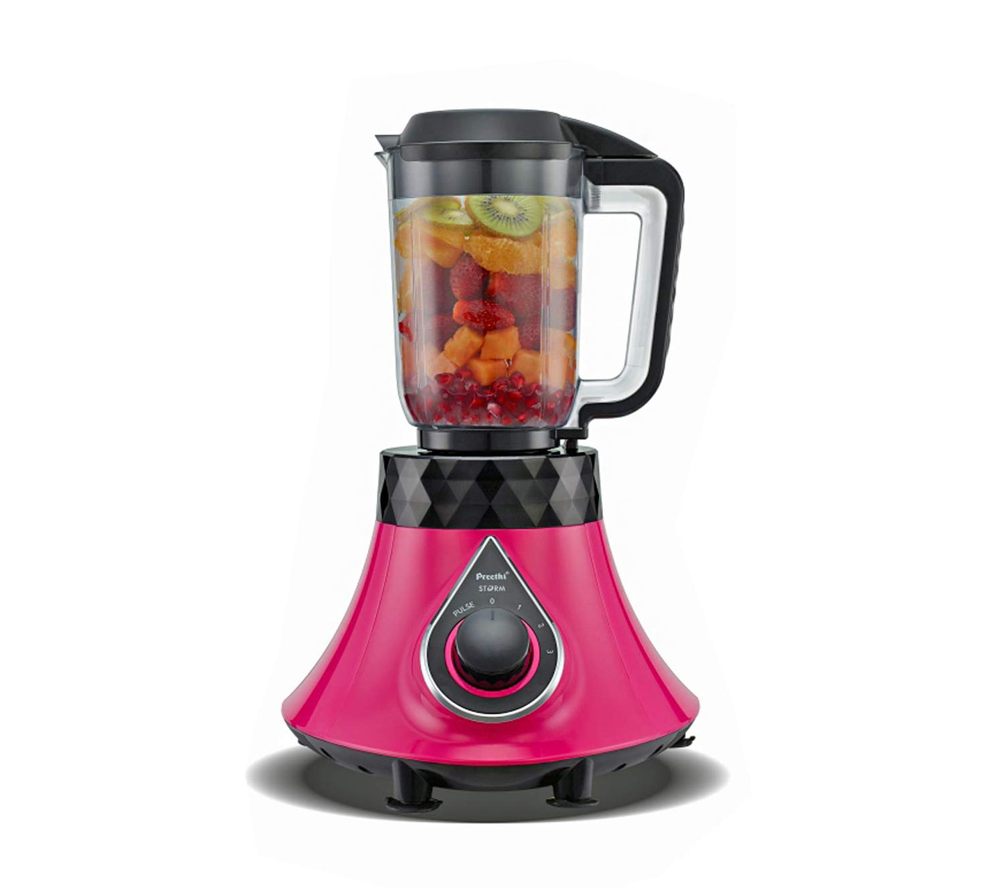 Preethi Storm 750-Watt Mixer Grinder with 4 Jars (Pink) - MG-237