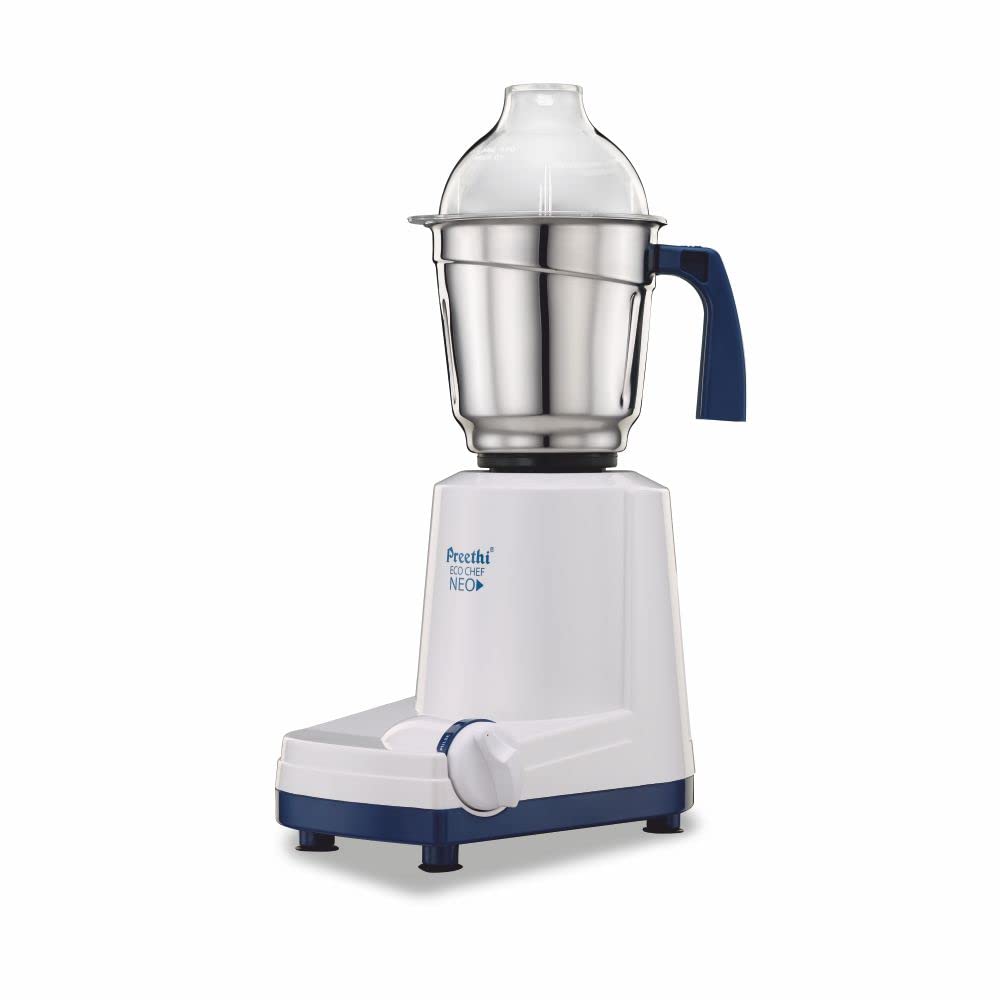Preethi Eco Chef Neo MG-199 mixer grinder, 500 Watts, 3 jars (Violet/White)