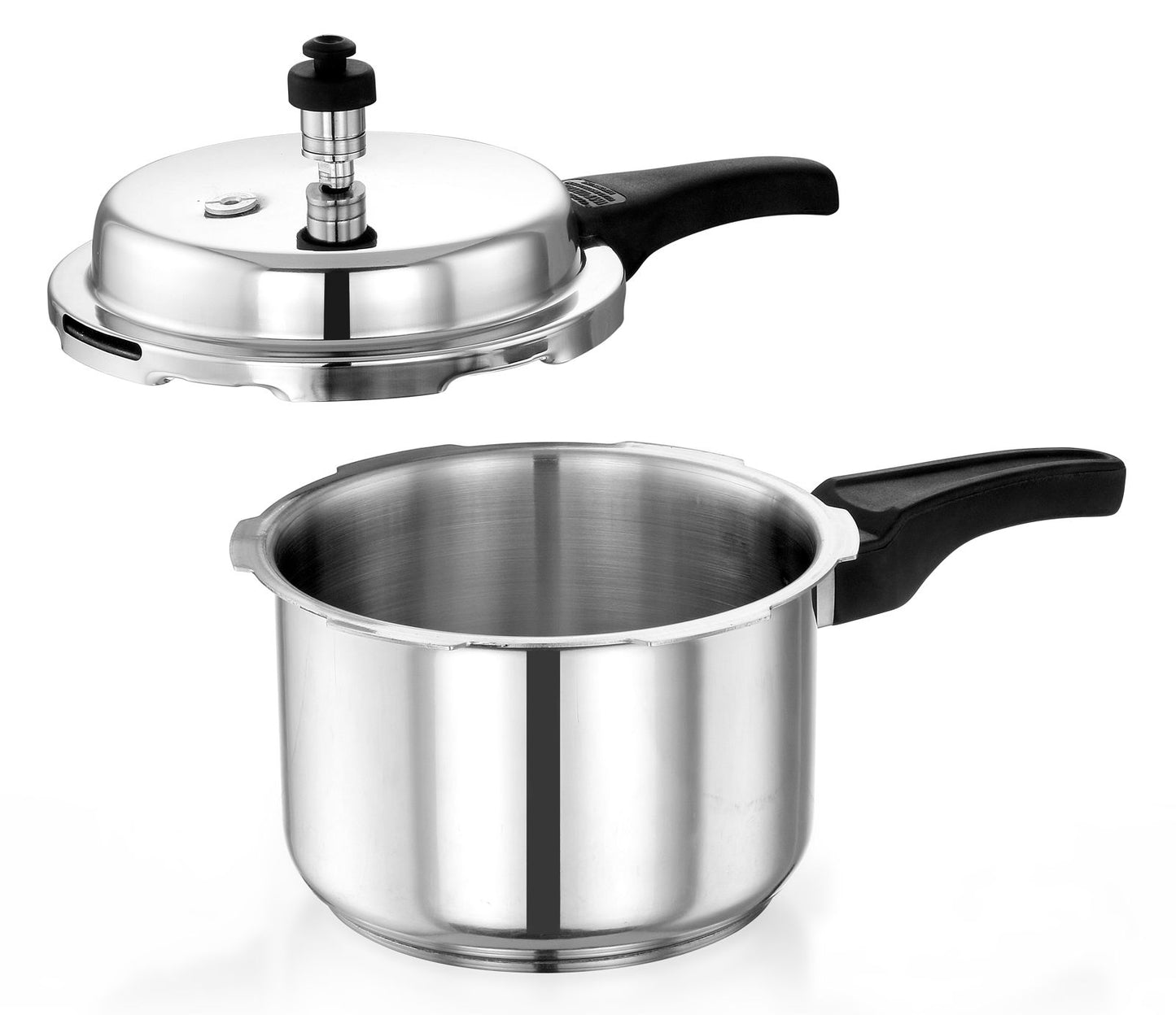 Murugan 3 Litres Triply Stainless Steel Outer Lid Pressure Cooker | Induction Base