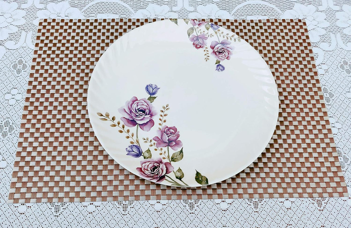 Melamine Pack of 6 Pcs Full Size 11 Inch Plates No.10