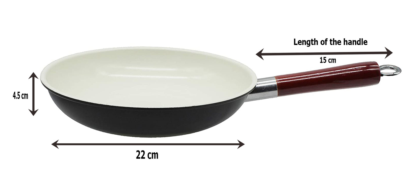 Ceramic Carbon Steel | Light Weight Iron Fry Pan