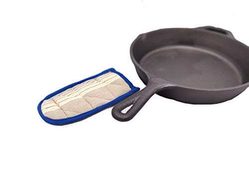 eKitchen Induction Base Cast Iron Pan, 26 cm, Black