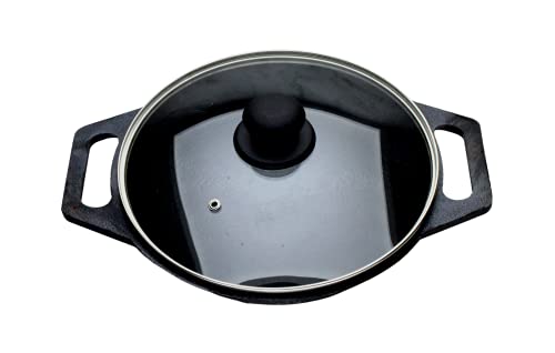 Classic Preseasoned Cast Iron Kadhai 10 inches | 26 cm