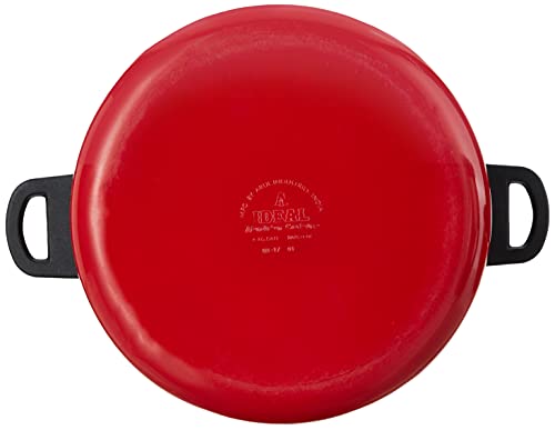 Ideal Aluminium Cookware Choodarapetti, Silver & Red