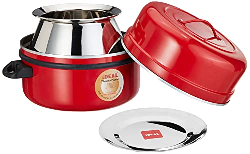 Ideal Aluminium Cookware Choodarapetti, Silver & Red