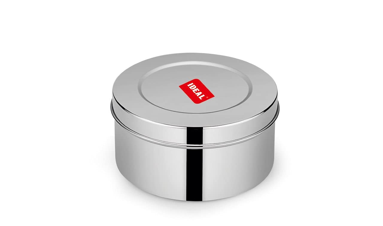 Ideal Stainless Steel Utensils Lunch Box, Silver